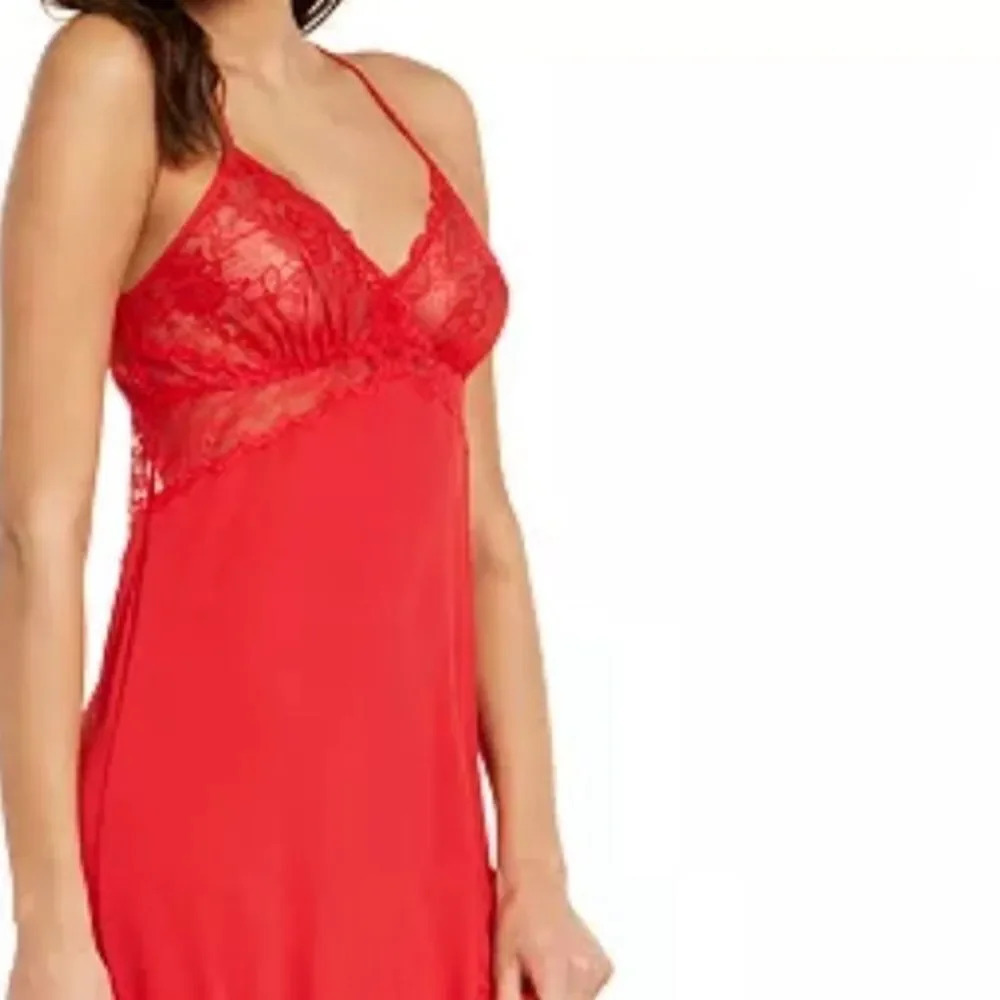 Lace Long Nightgown Black Medium Stretchy Material Medium Weight - Picture 8 of 10